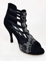 Carica immagine nella Galleria, Wish Dance Shop 460 PW Camoscio Nero Livrea Viper Nero