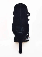 Carica immagine nella Galleria, Wish Dance Shop 460 PW Camoscio Nero Livrea Viper Rosso