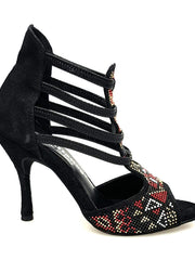 Carica immagine nella Galleria, Wish Dance Shop 460 PW Samakaka Oro Camoscio Nero