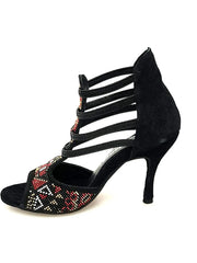Carica immagine nella Galleria, Wish Dance Shop 460 PW Samakaka Oro Camoscio Nero