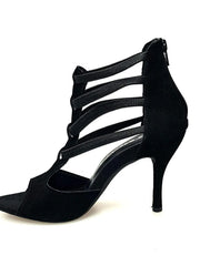 Carica immagine nella Galleria, Wish Dance Shop 460 zip Camoscio Nero