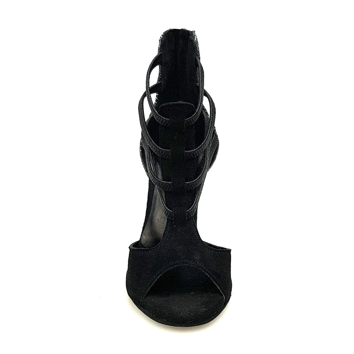 Sandalo da Donna in Camoscio Nero Lilith Zip Wish Dance (460ZIP), vista tre quarti