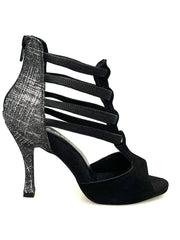 Carica immagine nella Galleria, Wish Dance Shop 460 zip Camoscio Nero e Fish Carbon