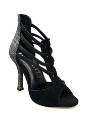 Carica immagine nella Galleria, Wish Dance Shop 460 zip Camoscio Nero e Fish Carbon