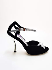 Load image into Gallery viewer, Wish Dance Shop 691 Camoscio Nero e Glitter