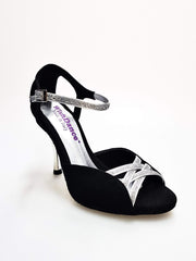 Load image into Gallery viewer, Wish Dance Shop 691 Camoscio Nero e Glitter
