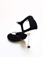 Load image into Gallery viewer, Wish Dance Shop 691 Camoscio Nero e Glitter