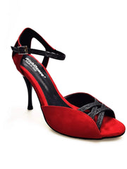 Carica immagine nella Galleria, Wish Dance Shop 691 Camoscio Rosso e Glitter