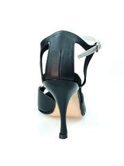 Load image into Gallery viewer, Wish Dance Shop 691 Pelle Nera e Glitter Argento