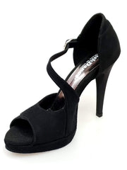 Carica immagine nella Galleria, Wish Dance Shop 731 in Camoscio Nero con Plateau