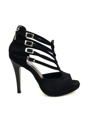 Load image into Gallery viewer, Wish Dance Shop 779 Camoscio Nero con Plateau