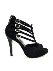 Carica immagine nella Galleria, Wish Dance Shop 779 Camoscio Nero con Plateau