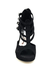 Load image into Gallery viewer, Wish Dance Shop 779 Camoscio Nero con Plateau