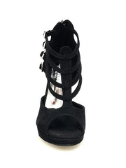Carica immagine nella Galleria, Wish Dance Shop 779 Camoscio Nero con Plateau