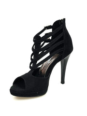 Carica immagine nella Galleria, Wish Dance Shop 779 Camoscio Nero con Plateau