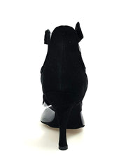 Load image into Gallery viewer, Wish Dance Shop Angela in Camoscio Nero con parti in Plexiglass