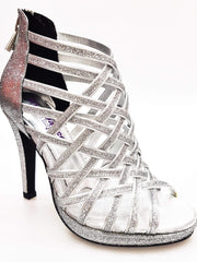 Load image into Gallery viewer, Wish Dance Shop Intrigo in Glitter Argento con Plateau