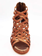 Carica immagine nella Galleria, Wish Dance Shop Intrigo in Glitter Bronzo e Plateaux