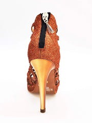 Carica immagine nella Galleria, Wish Dance Shop Intrigo in Glitter Bronzo e Plateaux