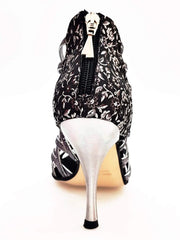 Carica immagine nella Galleria, Wish Dance Shop Intrigo in Glitter Carbon e Fiorato Argento