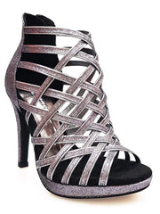 Carica immagine nella Galleria, Wish Dance Shop Intrigo in Glitter Carbon e Plateaux