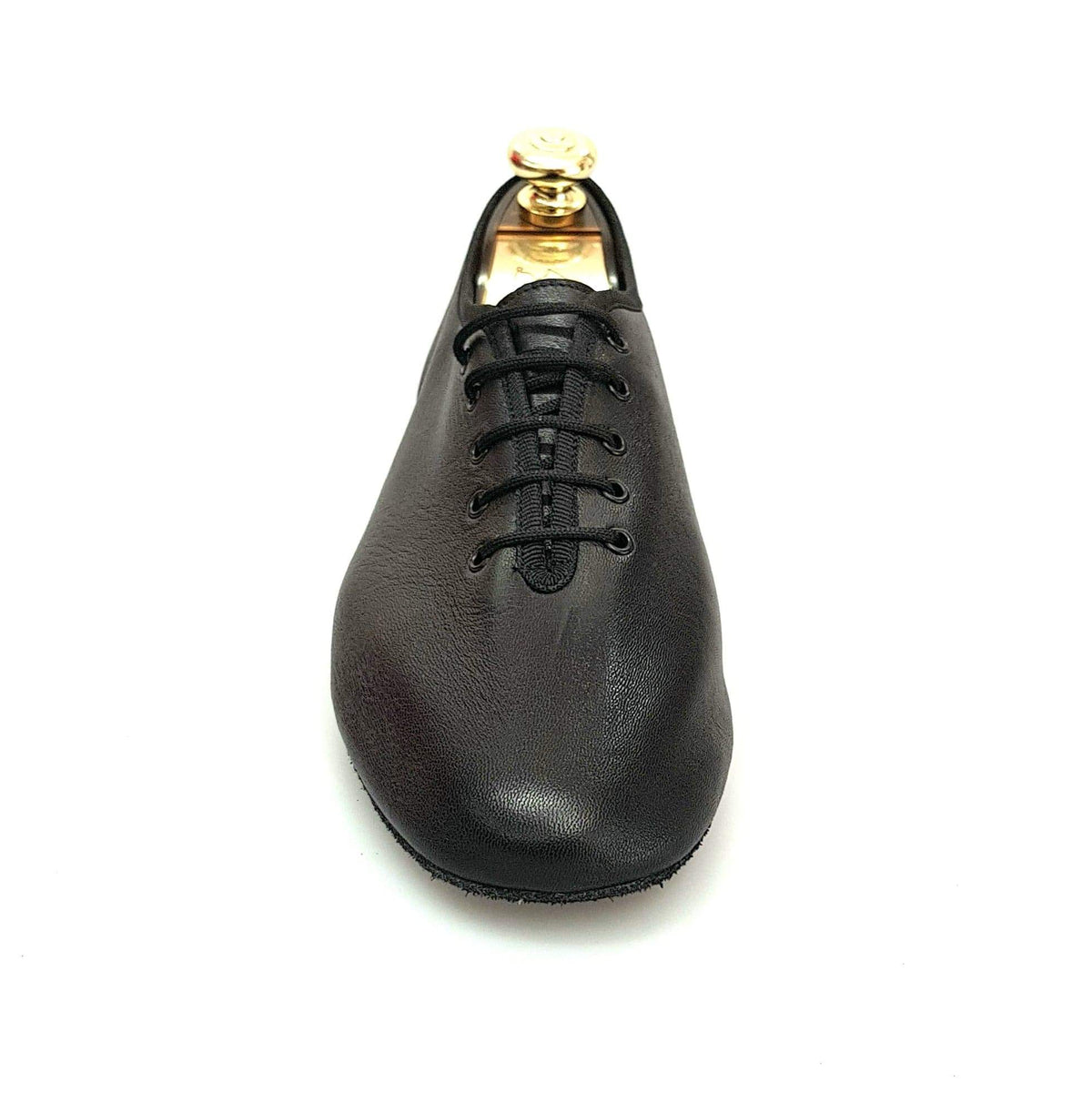 Scarpa Jazz Confort Jazz 04 in pelle nera di Wish Dance Shop, con suola morbida e design elegante per ballo.