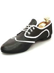 Carica immagine nella Galleria, Wish Dance Shop Jazz 07 Corsaro Pelle Nera Kro Bianco