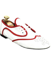 Carica immagine nella Galleria, Wish Dance Shop Jazz 07 Pelle Bianca Kro Rosso