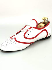 Load image into Gallery viewer, Wish Dance Shop Jazz 07 Pelle Bianca Kro Rosso