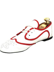Carica immagine nella Galleria, Wish Dance Shop Jazz 07 Pelle Bianca Kro Rosso