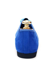 Carica immagine nella Galleria, Jazz 03 da Allenamento in Camoscio Blu Wish Dance Shop