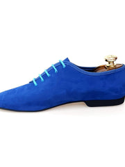 Carica immagine nella Galleria, Jazz 03 da Allenamento in Camoscio Blu Wish Dance Shop