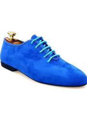 Carica immagine nella Galleria, Jazz 03 da Allenamento in Camoscio Blu Wish Dance Shop