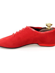 Carica immagine nella Galleria, Jazz 03 da Allenamento in Camoscio Rosso Wish Dance Shop