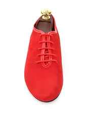 Carica immagine nella Galleria, Jazz 03 da Allenamento in Camoscio Rosso Wish Dance Shop