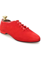 Carica immagine nella Galleria, Jazz 03 da Allenamento in Camoscio Rosso Wish Dance Shop