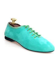 Carica immagine nella Galleria, Jazz 03 da Allenamento in Camoscio Verde Chiaro Wish Dance Shop