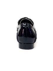 Carica immagine nella Galleria, Magno (845) - Stringata da Uomo Mod. Derby Brogue Scarpa in Vernice e Camoscio Nero Con Pelle Bianca Wish Dance Shop
