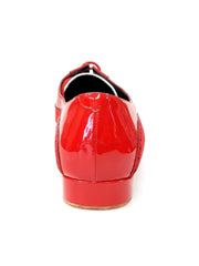 Load image into Gallery viewer, Magno (845) - Men's Lace-up Mod. Derby Brogue Shoe in Patent Leather and Red Suede With White Leather