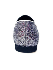 Carica immagine nella Galleria, Doge (800B/PW) - Mocassino da Uomo in Tessuto Veneziano Fiorato Silver con Tallone in Kristall Grigio Carbon Rivestito in Vera Pelle Italiana Wish Dance Shop