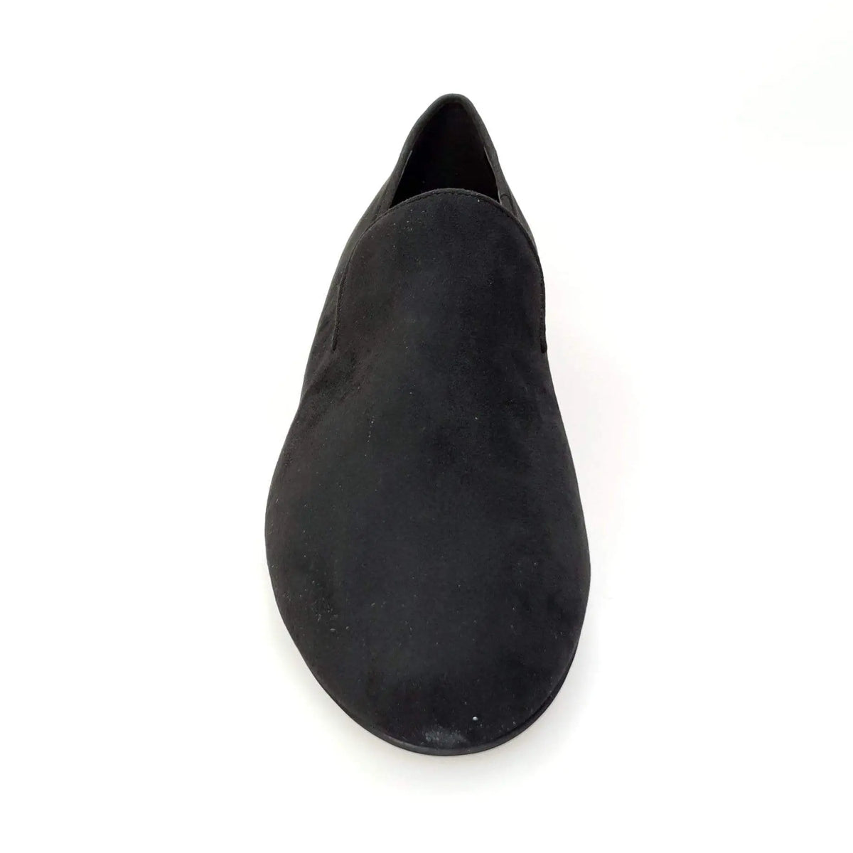 Mocassino da uomo in camoscio nero Wish Dance Shop, scarpa elegante con dettaglio classico e suola in gomma.
