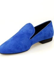 Carica immagine nella Galleria, Wish Dance Shop Mocassino Uomo in Camoscio Royal Blu