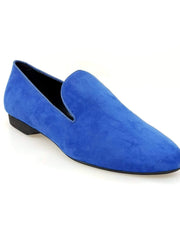 Carica immagine nella Galleria, Wish Dance Shop Mocassino Uomo in Camoscio Royal Blu