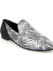 Carica immagine nella Galleria, Wish Dance Shop Mocassino Uomo in Giungla Grigio e Tallone in Camoscio Nero