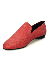 Load image into Gallery viewer, Wish Dance Shop Mocassino Uomo in Glitter Rosso
