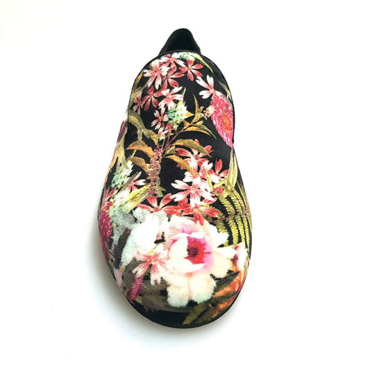 Scarpa mocassino da uomo Serse (800) in velluto arancione stile Japan, marca Wish Dance Shop, dettagli eleganti e morbidi.