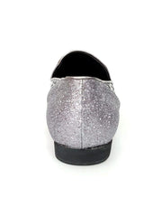 Carica immagine nella Galleria, Wish Dance Shop Mocassino Uomo in Kate Grigio e Tallone in Glitter Carbon
