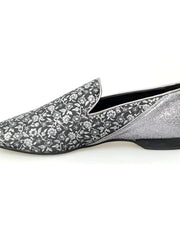 Carica immagine nella Galleria, Wish Dance Shop Mocassino Uomo in Kate Grigio e Tallone in Glitter Carbon
