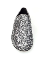 Carica immagine nella Galleria, Wish Dance Shop Mocassino Uomo in Kate Grigio e Tallone in Glitter Carbon
