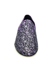 Carica immagine nella Galleria, Wish Dance Shop Mocassino Uomo in Kate Viola e Tallone Lurex Viola